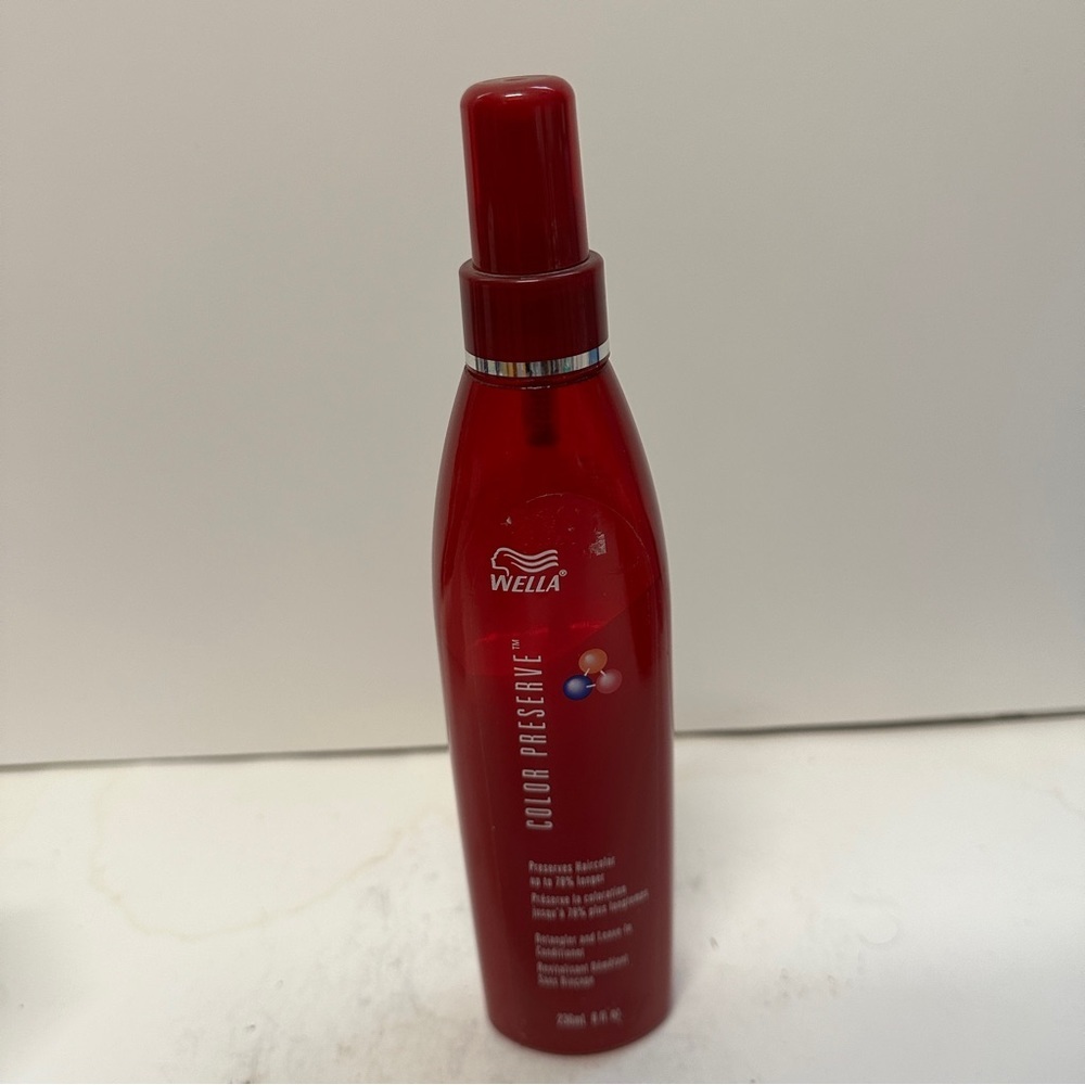 Wella Color Preserve Detangler Leave in Conditioner 8 OZ HTF